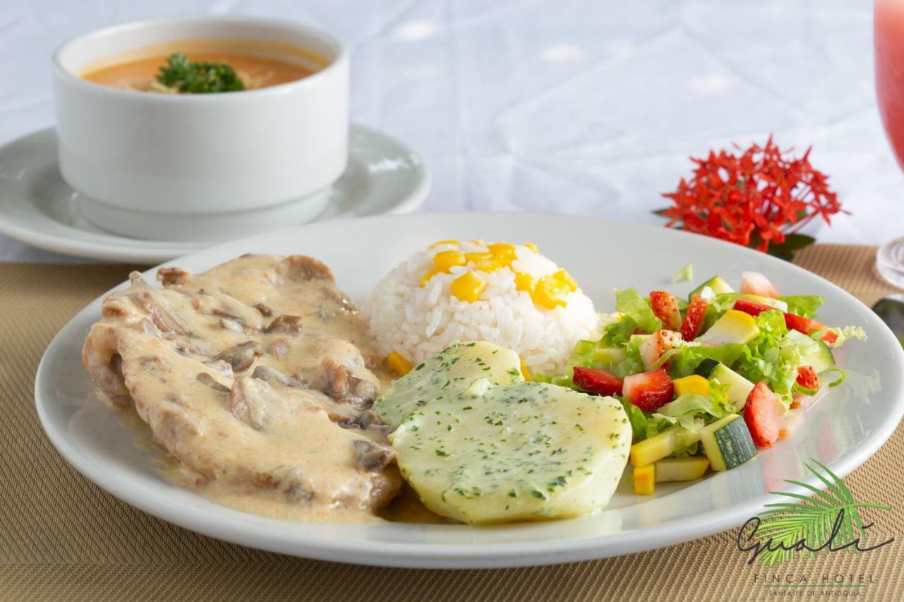Finca Hotel Guali Santafe 圣菲德安蒂奥基亚 外观 照片